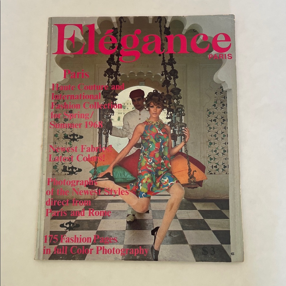 Ele’gance Paris 1968 spring / Summer Haute Couture beautiful cond.